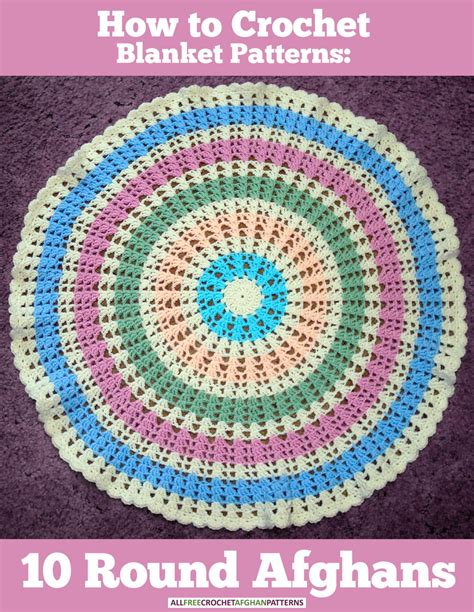 Free Round Crochet Blanket Patterns