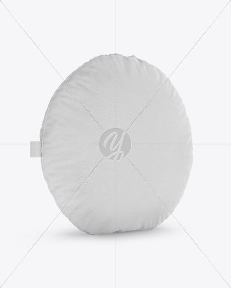 Download Free Round Pillow Mockup - Half Side View PSD Generator
