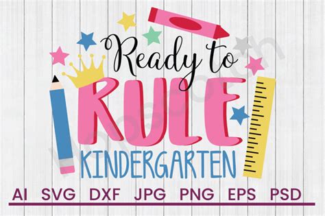 Download Free Ruling Kindergarten - SVG File, DXF File Files Free PSD Mockups
