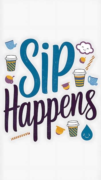 Download Free SH*T/SIP HAPPENS! #MOMLIFE - funny coffee and wine quote! - SVG DXF for Cricut