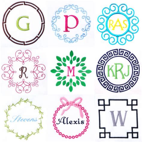 Download Free SPLIT MONOGRAM FRAME Machine Embroidery Design, polka dotumbrella Free PSD Mockups