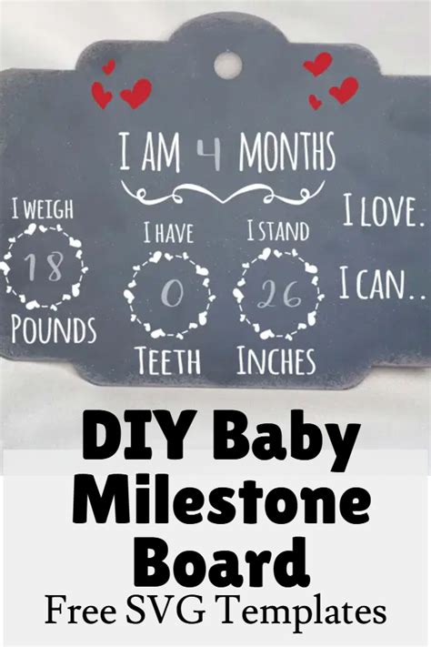 Download Free SVG Baby Milestone Board |Cut File SVG Cut Files