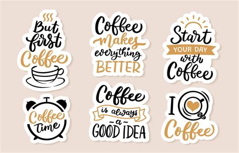 Download Free SVG Bundle - Set of Hand Lettering Coffee Quotes Commercial Use