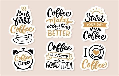 Download Free SVG Bundle - Set of Hand Lettering Coffee Quotes Files DXF Files