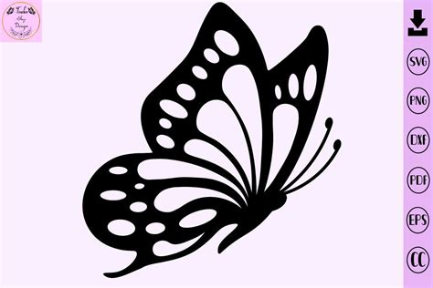 Free SVG Butterfly Design