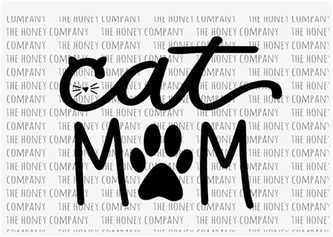 Download Free SVG Cut File: Cat Mom Commercial Use
