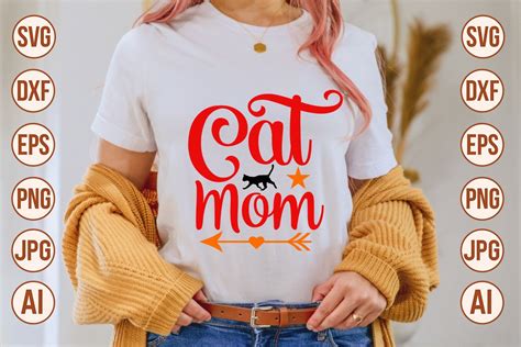 Download Free SVG Cut File: Cat Mom Images