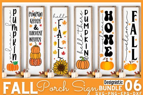Free SVG Fall Porch Sign SVG Bundle | Fall SVG