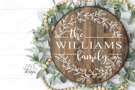 Free SVG Family Sign - Farmhouse Style - You Customize - SVG Cut File