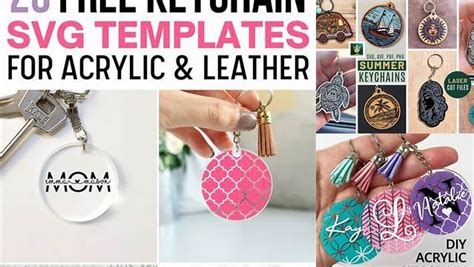 45+ Free SVG For Keychains, Keychain Template SVG. Round Patterns SVG