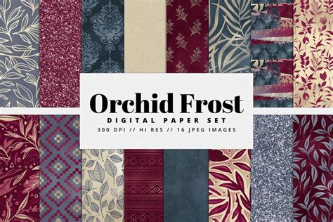 Download Free SVG Frost Digital Paper SVG Files