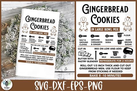 Free SVG Gingerbread Cookie| Recipe Sublimation