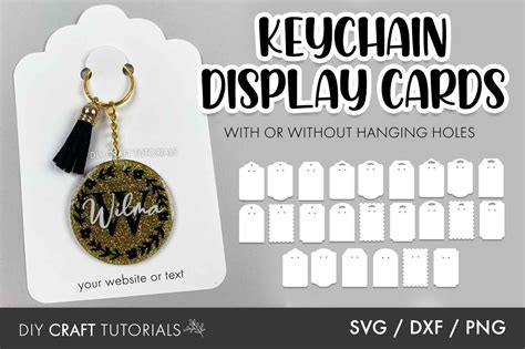 Download Free SVG Keychain Display Card SVG Files
