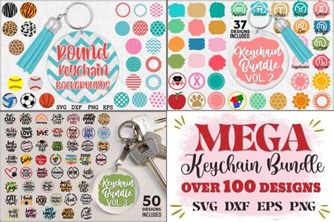 Download Free SVG Keychain MEGA Bundle, Keychain Round Patterns, Keychain Svg SVG Files