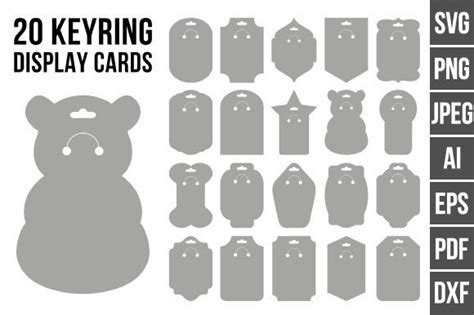 Download Free SVG Keyring Display Card|Keychain Card|Cricut Accessories Card SVG Files