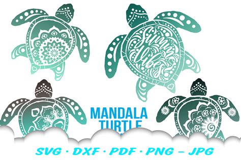 Free SVG Mandala Sea Turtle SVG | Turtle SVG Bundle