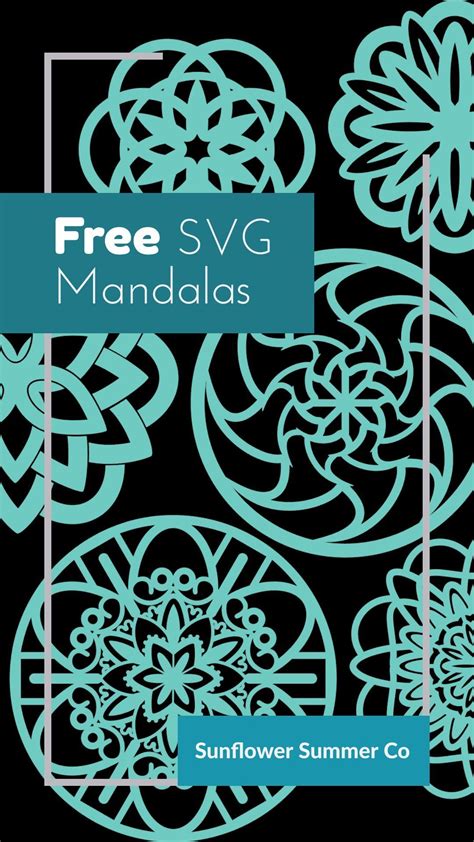Download Free SVG Mandalas 2 SVG Cut Files