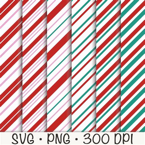 Free SVG Peppermint Digital Paper