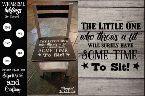 Free SVG Time Out Chair SVG