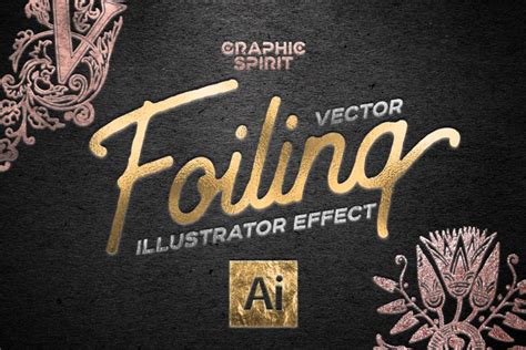 Free SVG Vector Foiling Illustrator Effect