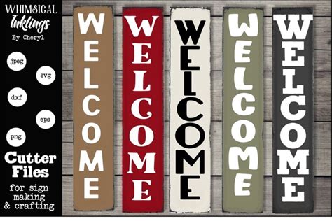 Free SVG Vertical Welcome SVG Collection
