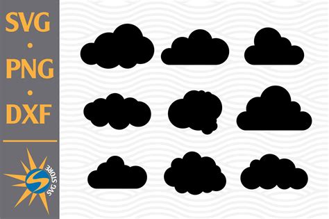 Download Free Sad Cloud - SVG File, DXF File Silhouette For Crafts