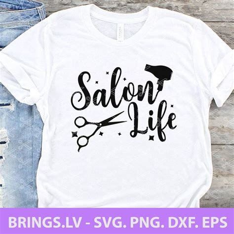 Download Free Salon Life SVG Cut File Crafts