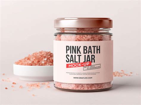 Download Free Salt Jar Mockup PSD Generator