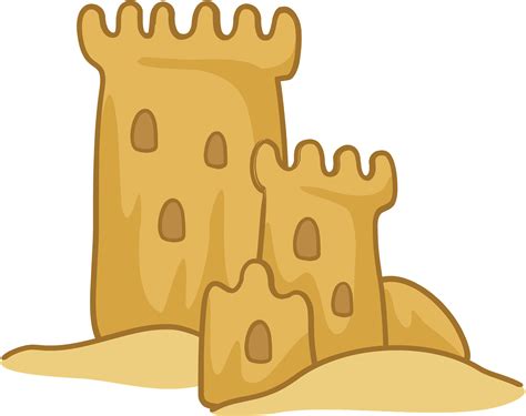 Download Free Sand Castle | SVG | PNG | DXF for Cricut Machine