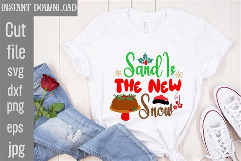 Download Free Sand is the new snow SVG Cut File Commercial Use Free PSD Mockups