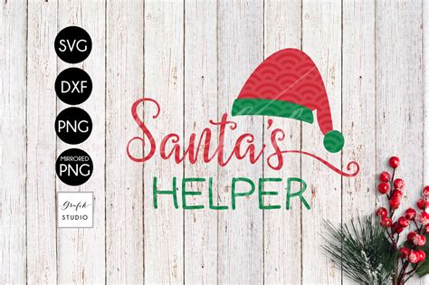 Download Free Santa's Helper / SVG PNG DXF Files For Crafts