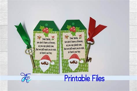 Download Free Santa's Magic Key AA Printable #14 for Cricut