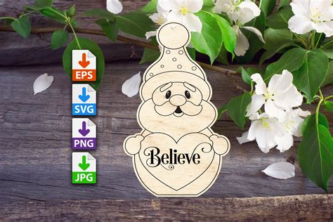 Download Free Santa Believe Crafts