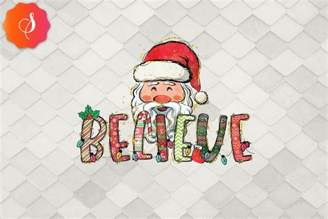 Download Free Santa Believe For Crafts