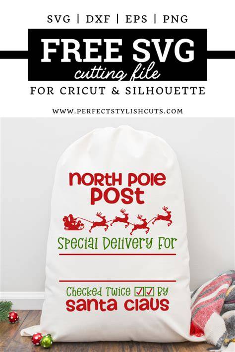 Download Free Santa Delivery cutting file For Crafts