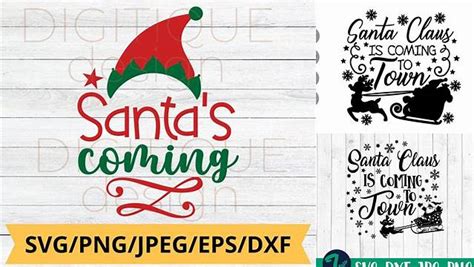 Download Free Santa I'm Coming SVG Files
