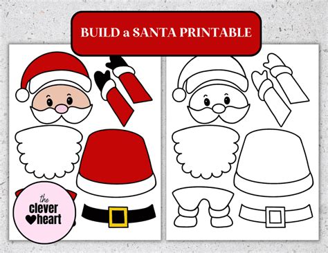 Download Free Santa Kit 2 - Printable For Crafts