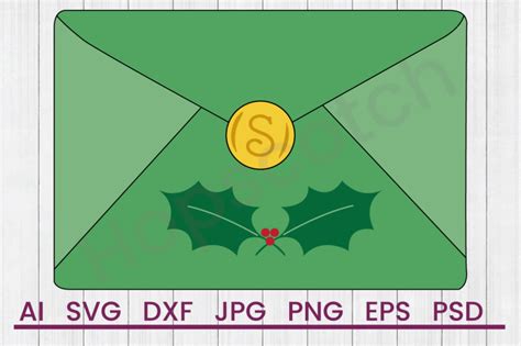 Download Free Santa Letter - SVG File, DXF File Files DXF Files