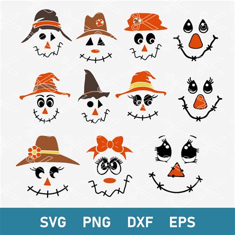 Download Free Scarecrow Faces Bundle DXF Files