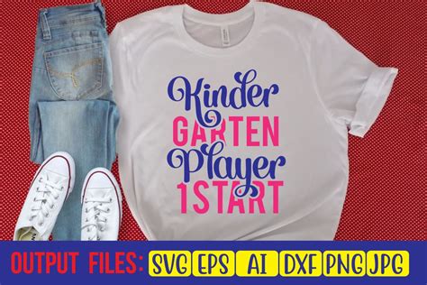 Download Free School Player 1 Start SVG Bundle | SVG Cut Files DXF Files