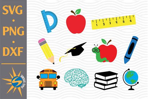 Download Free School SVG, PNG, DXF Digital Files Include DXF Files