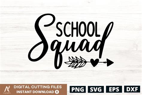 Download Free School Squad SVG Bundle | SVG Cut Files Files