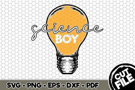 Download Free Science Boy SVG Cut File n148 For Crafts
