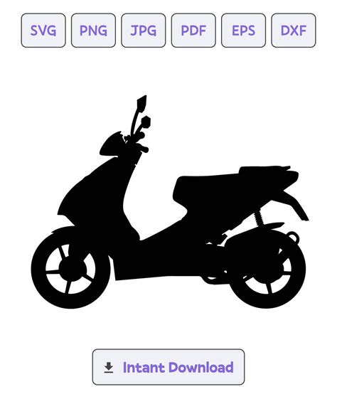 Download Free Scooter SVG, Scooter DXF, Cuttable File Files DXF Files