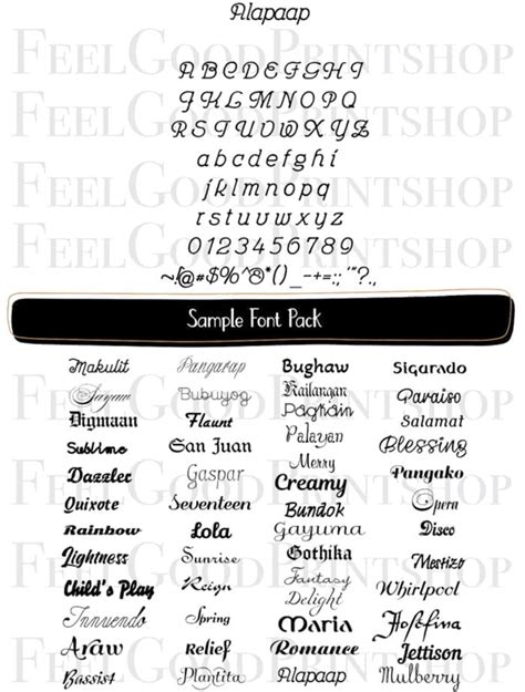 Download Free Script Word Set Creativefabrica For Crafts