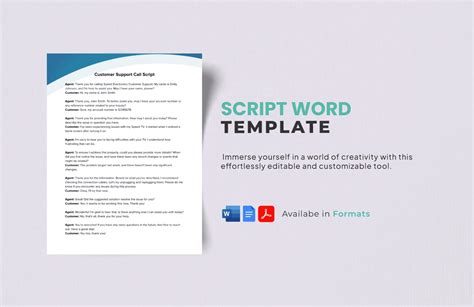 Download Free Script Word Set Easy Edite