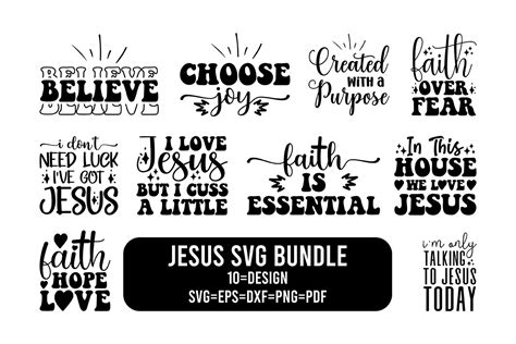 Download Free Scripture SVG Bundle Jesus Commercial Use For Crafts