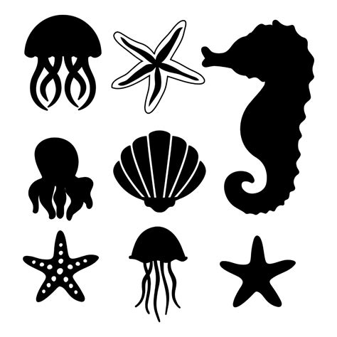 Download Free Sea animals bundle DXF Files