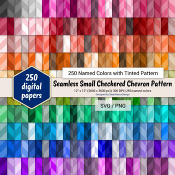 Download Free Seamless Small Checkered Chevron Paper - 250 Colors Tinted DXF Files