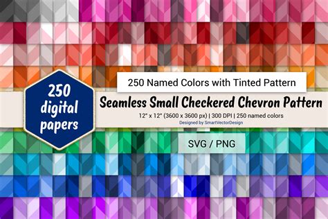 Download Free Seamless Small Checkered Chevron Paper - 250 Colors Tinted Files Free PSD Mockups